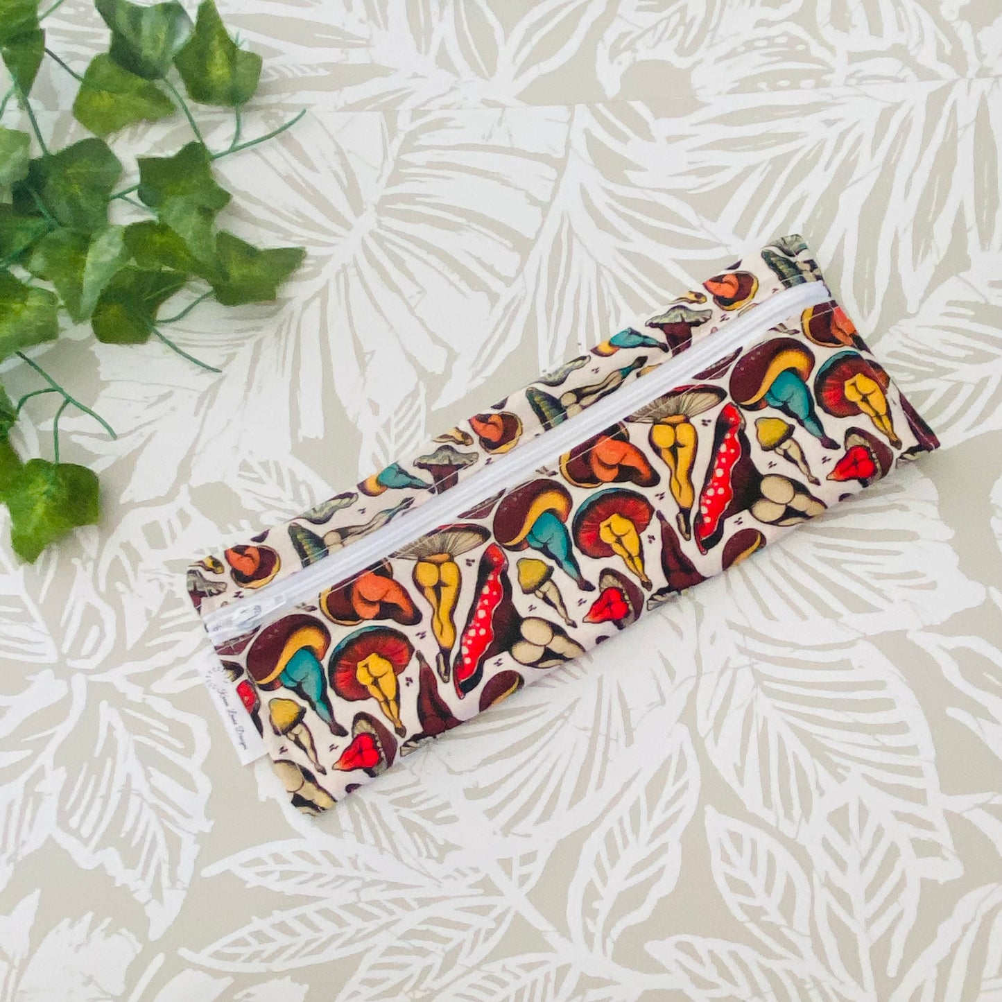 Mushroom Bum Cutlery/Travel Bag