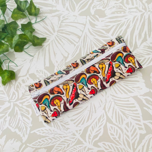 Mushroom Bum Cutlery/Travel Bag