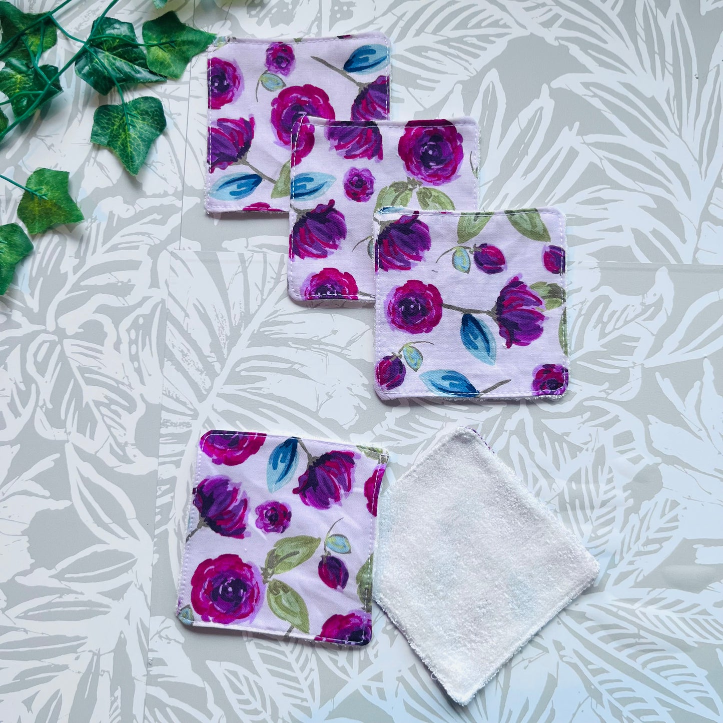 Pink Floral Face Wipes