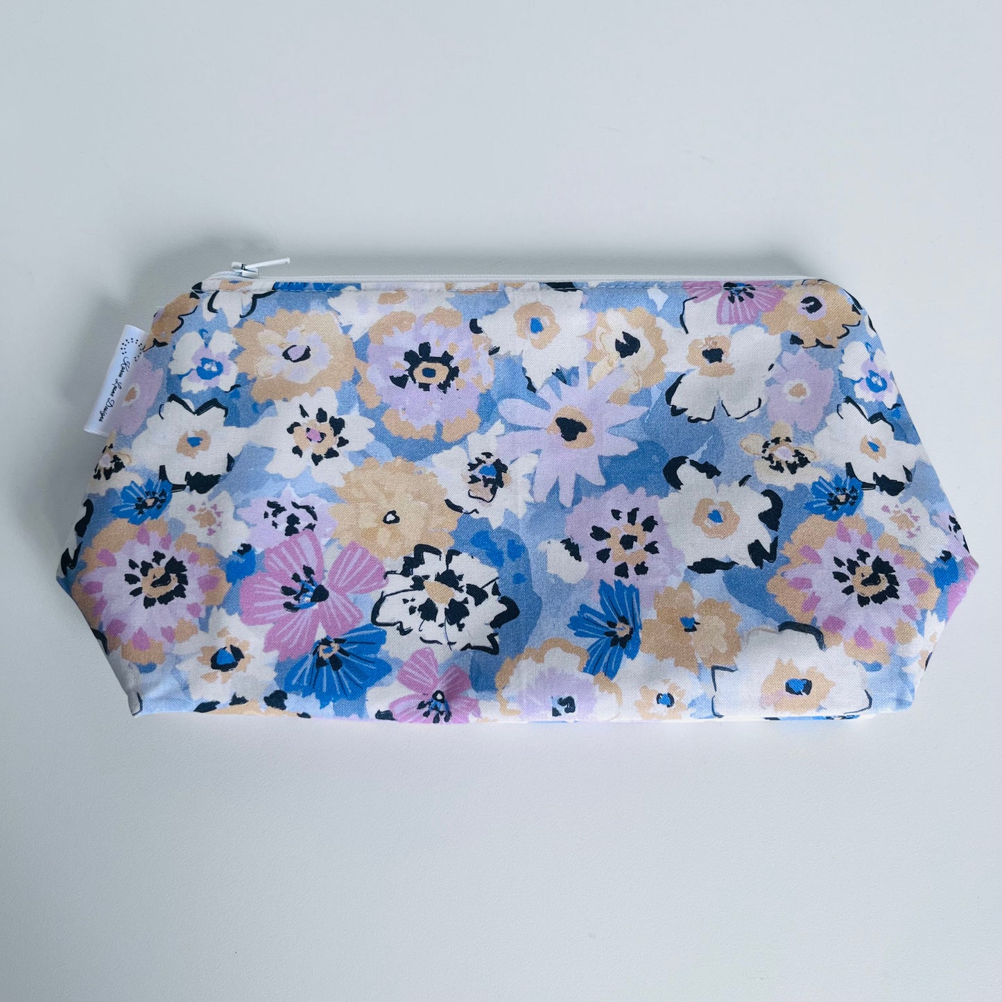 Purple Florals Travel/Cosmetic Bag