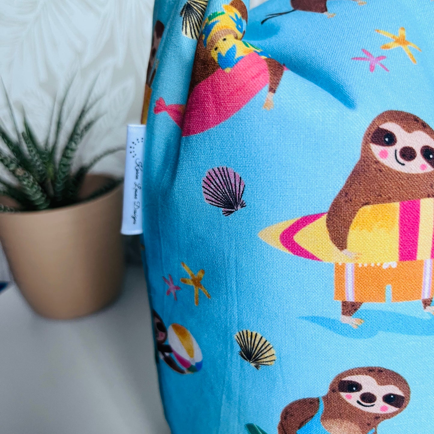 Surfing Sloth Lunch Bag