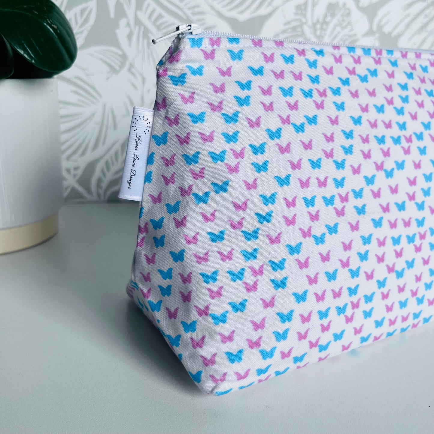 Trans Butterfly Travel/Cosmetic Bag