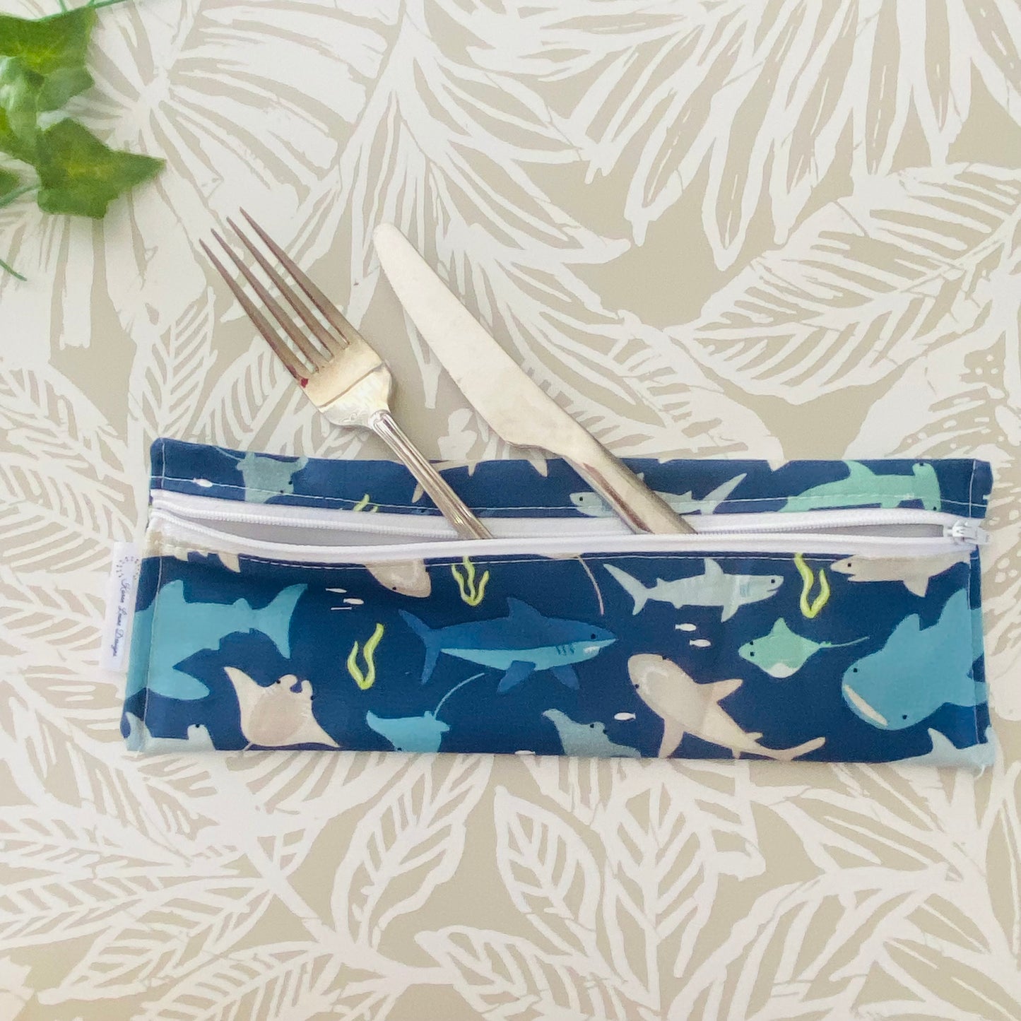 Shark Cutlery/Travel Bag