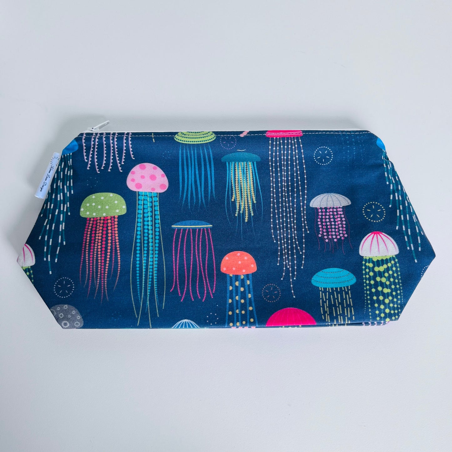 Blue Jelly Fish Travel/Cosmetic Bag