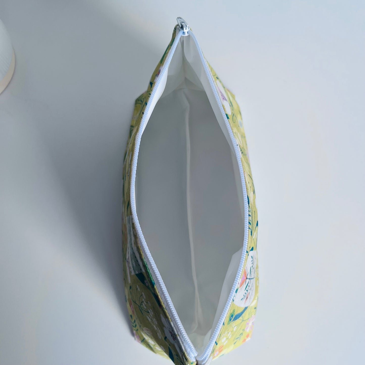 Yellow Spring Garden Travel/Cosmetic Bag