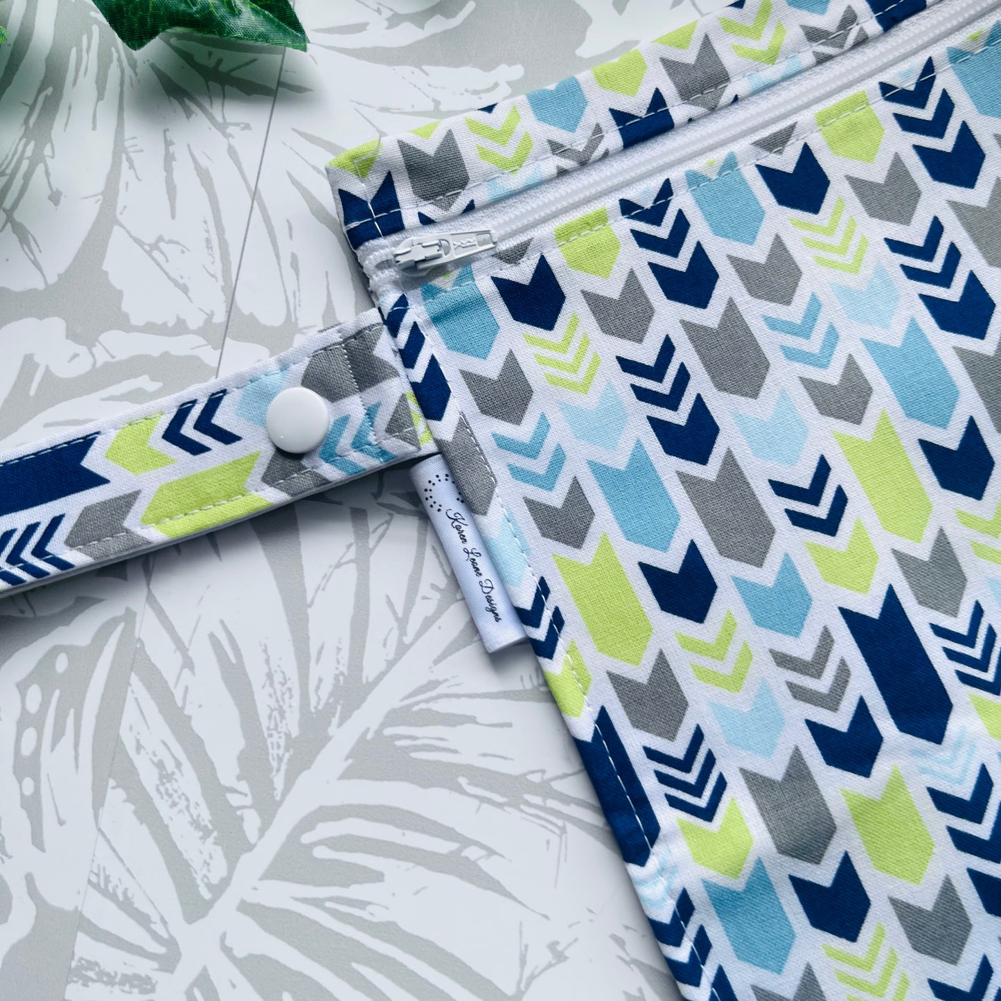 Blue Geo Wet Bag