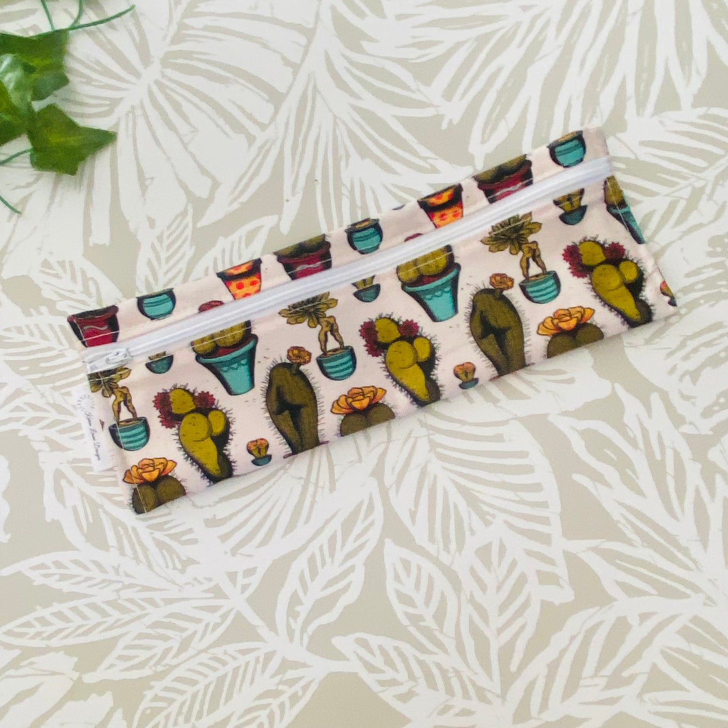 Cactus Bum Cutlery/Travel Bag