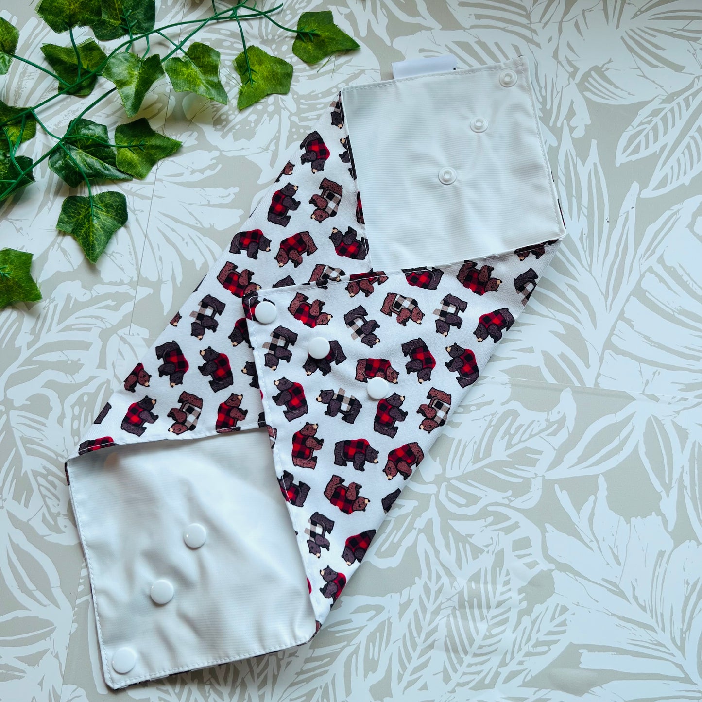 Plaid Bear Sandwich Wrap