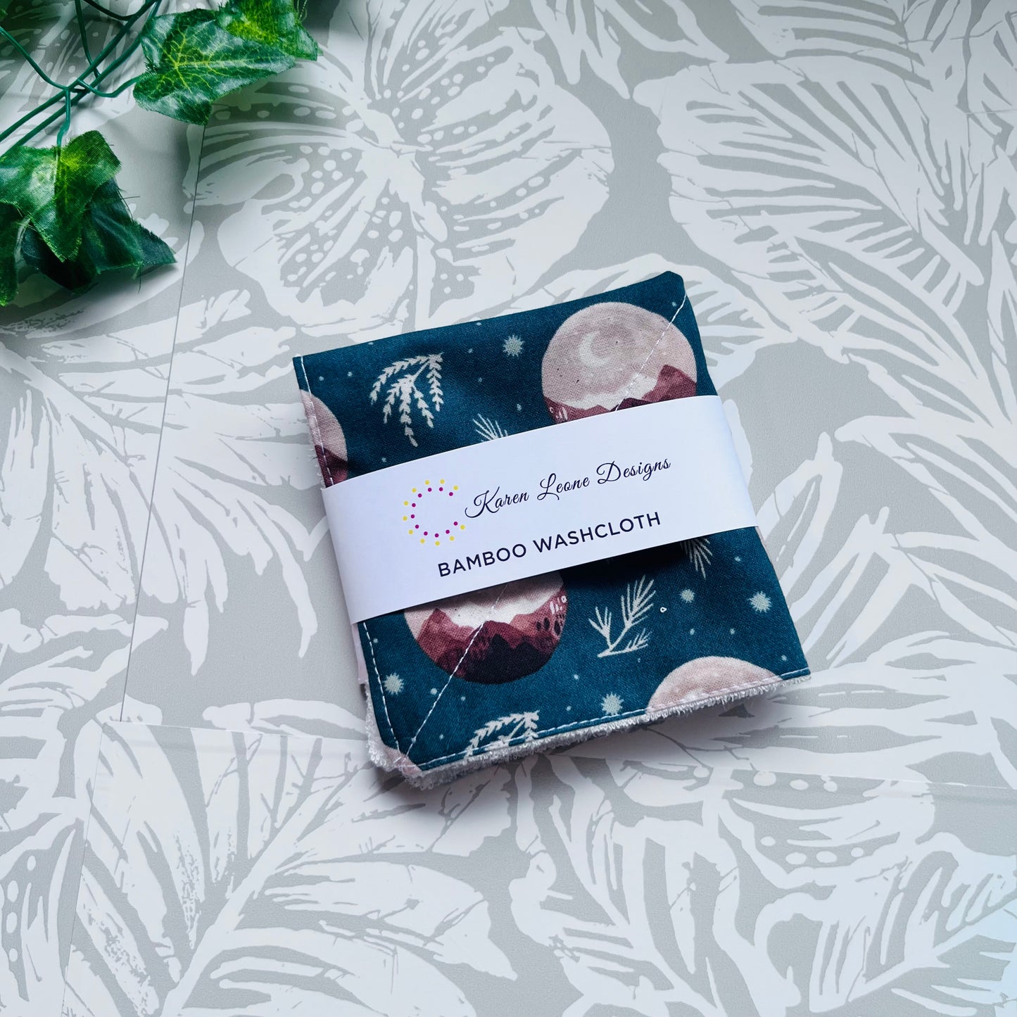 Mountain & Moon Wash Cloth