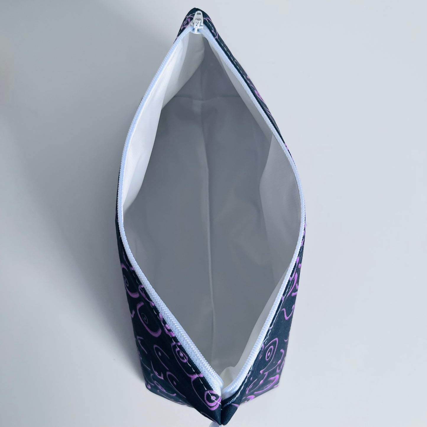Black with Pink Boob Travel/Cosmetic Bag