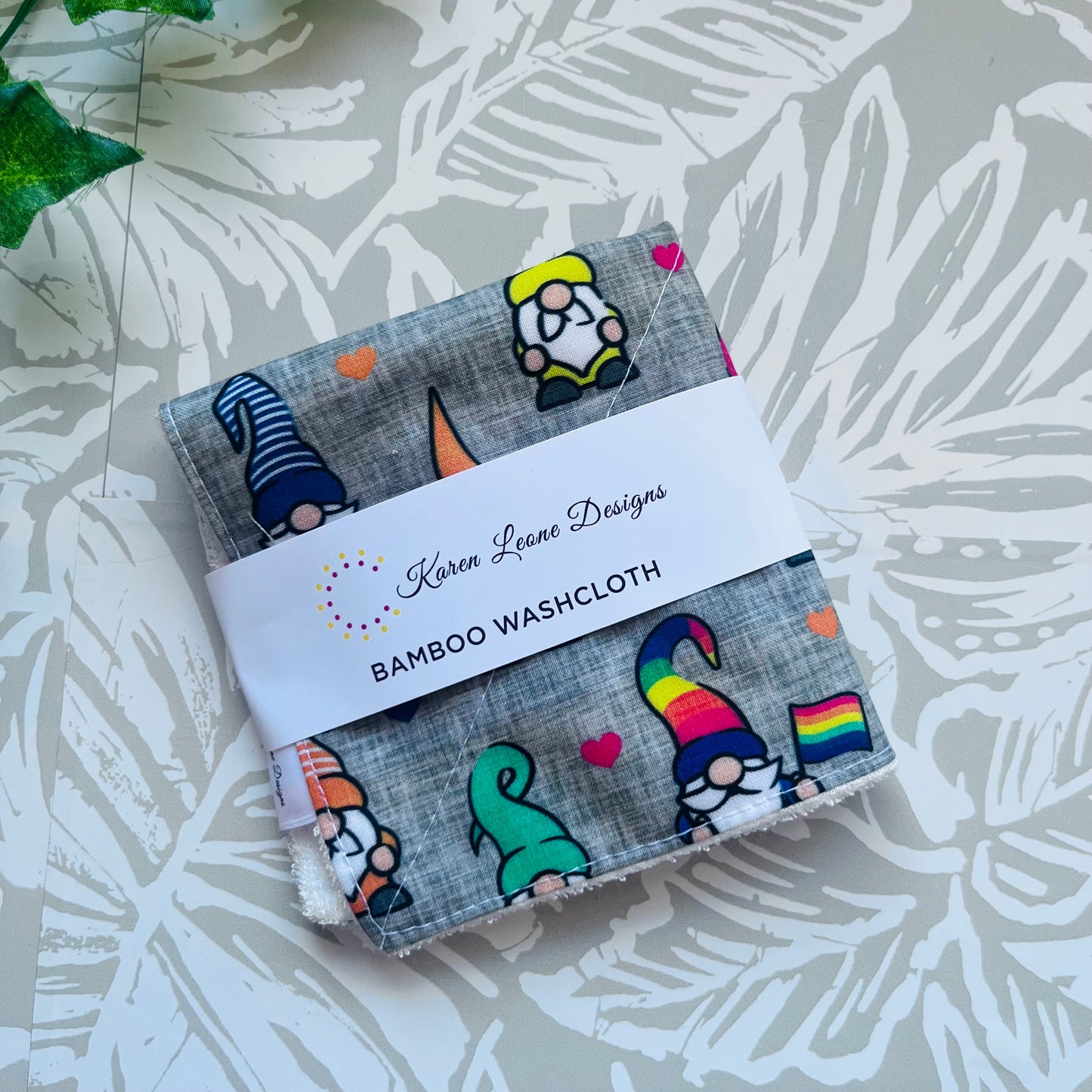 Pride Gnome Wash Cloth