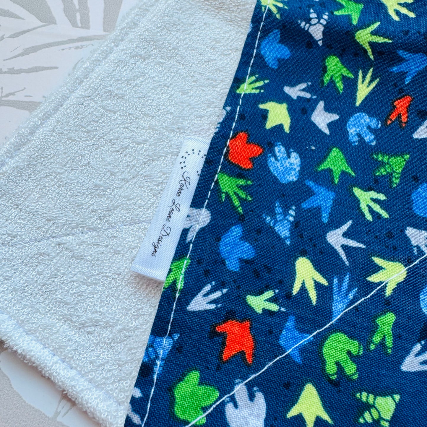 Dino Tracks Wash Cloth