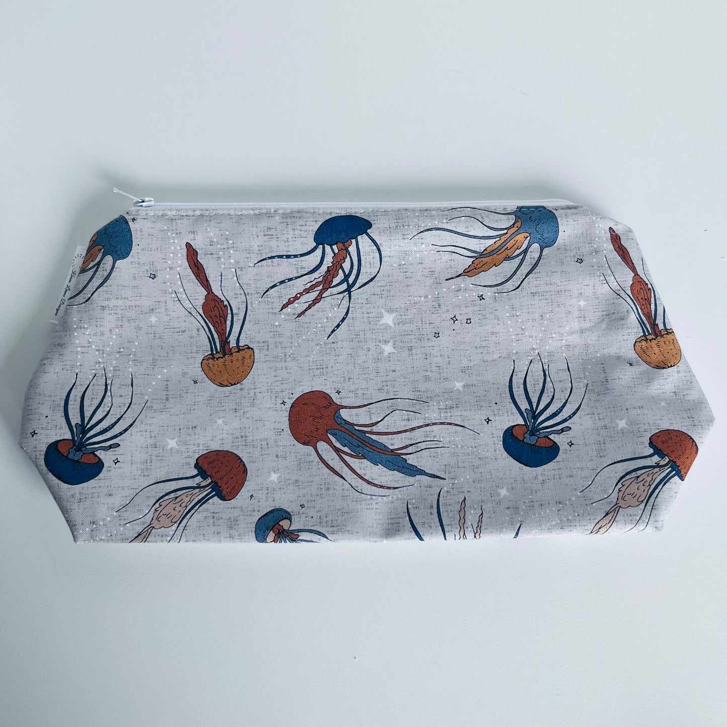 Grey Jelly Fish Travel/Cosmetic Bag