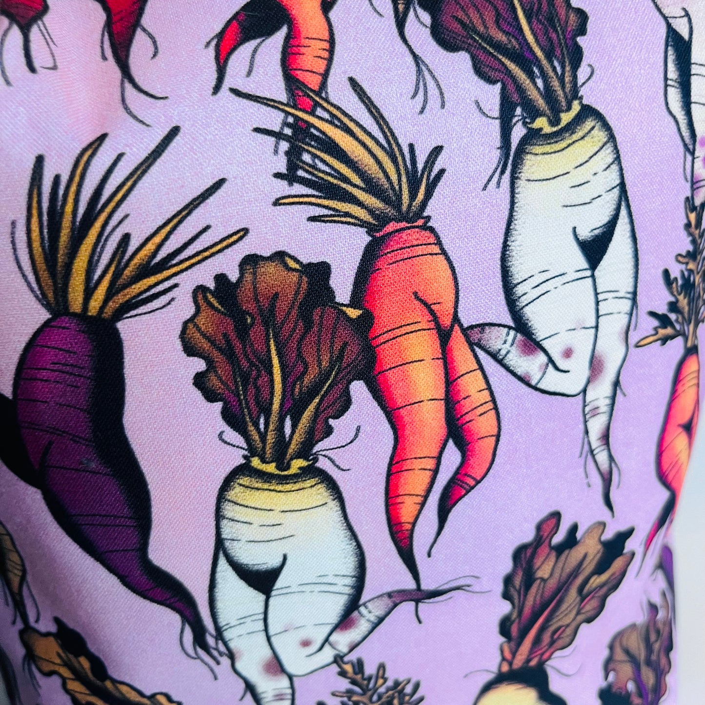 Pink Veggie Legs Lunch Bag