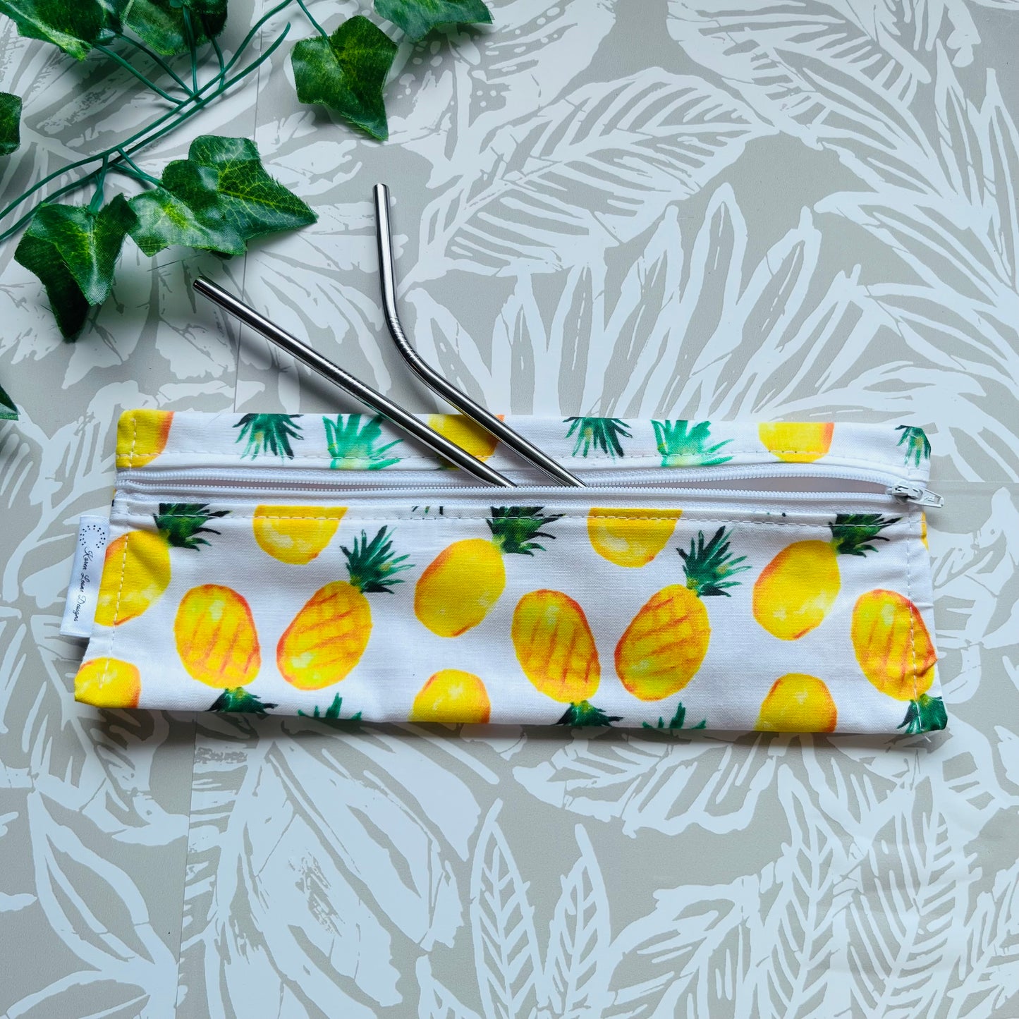 Pineapple Cutlery/Travel Bag