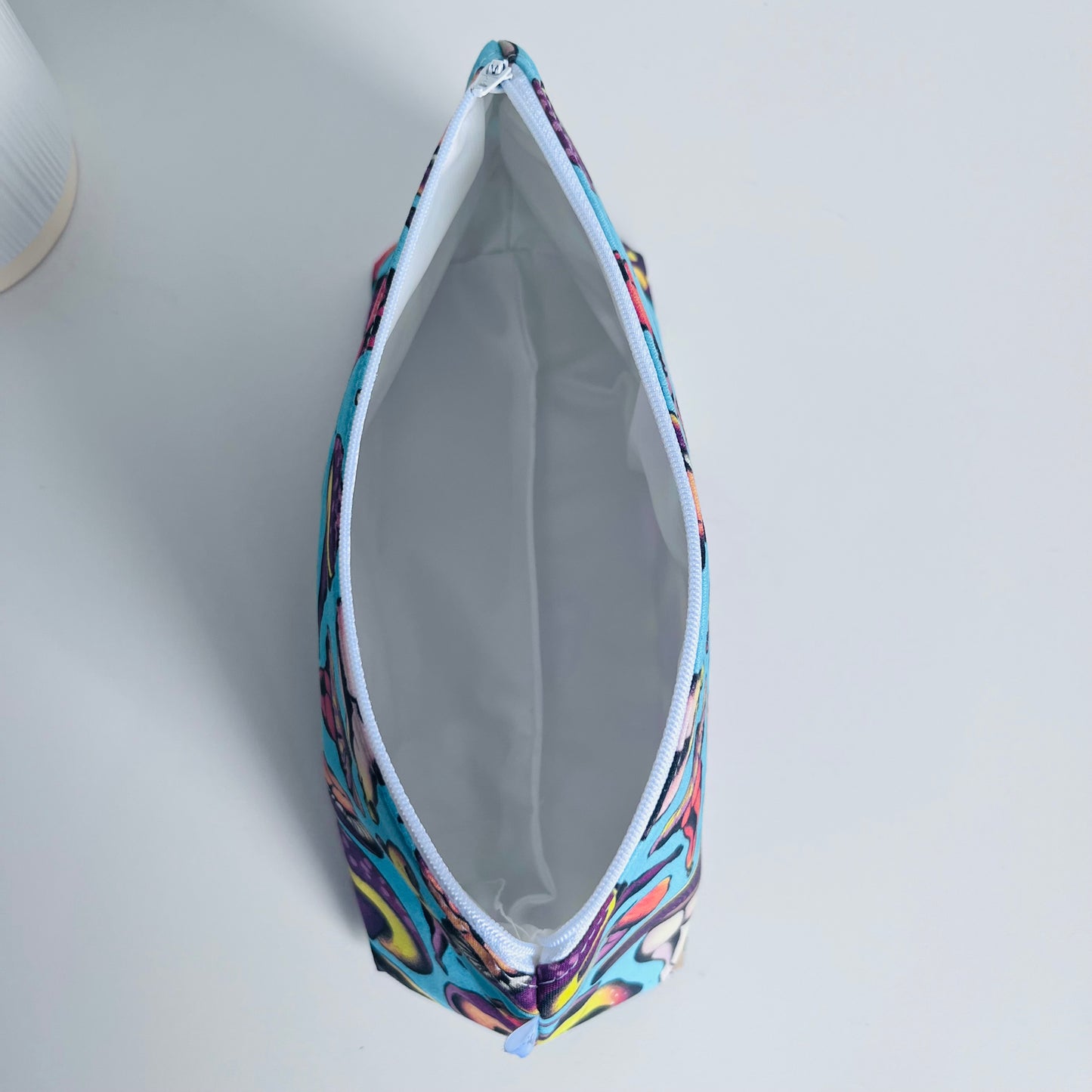Blue Mushroom Bum Travel/Cosmetic Bag