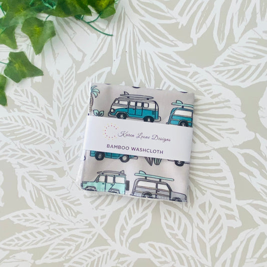 Surfer Vans Wash Cloth