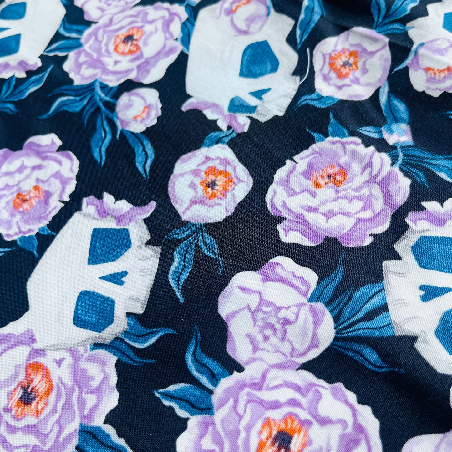 Skull & Floral Wet Bag