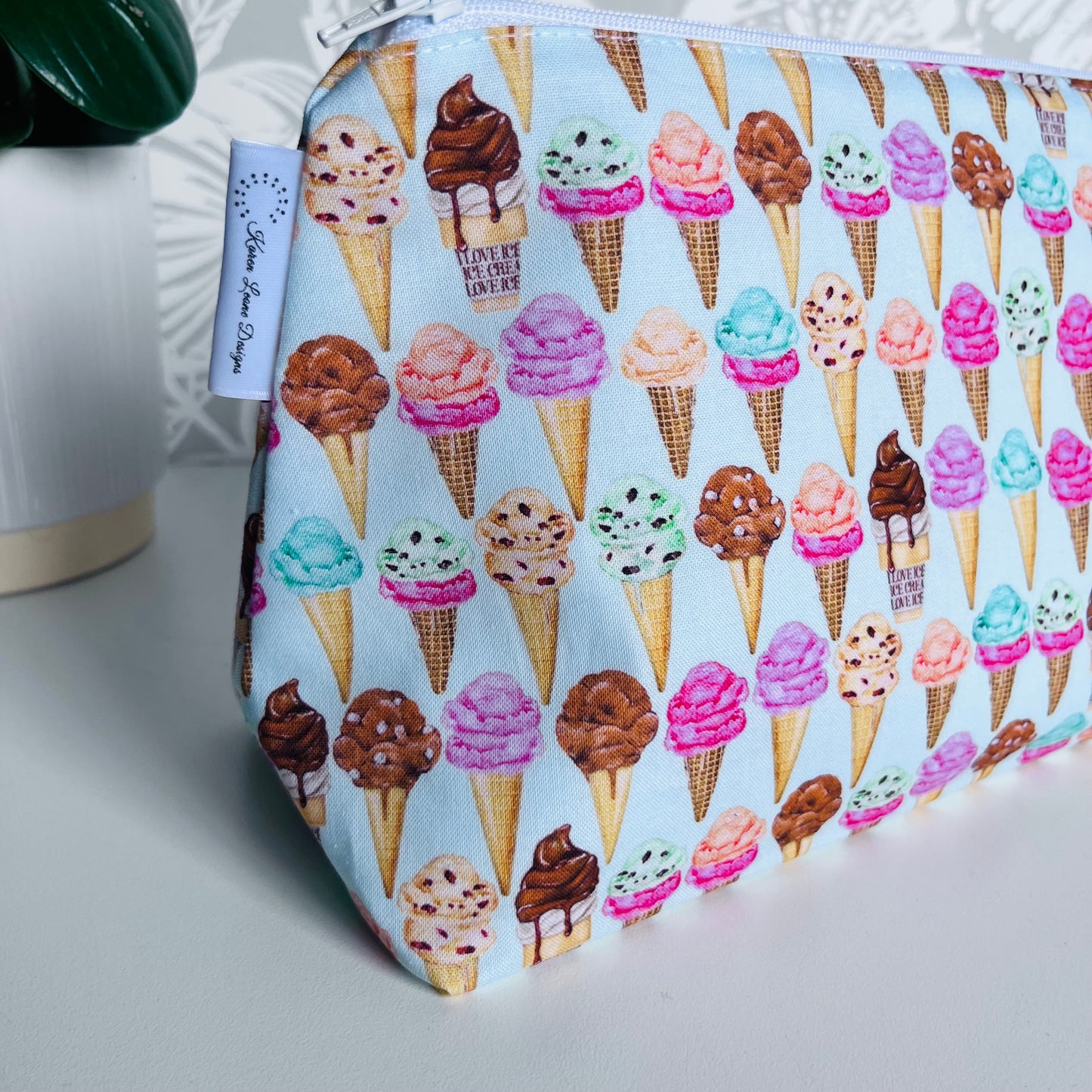 Ice Cream Travel/Cosmetic Bag