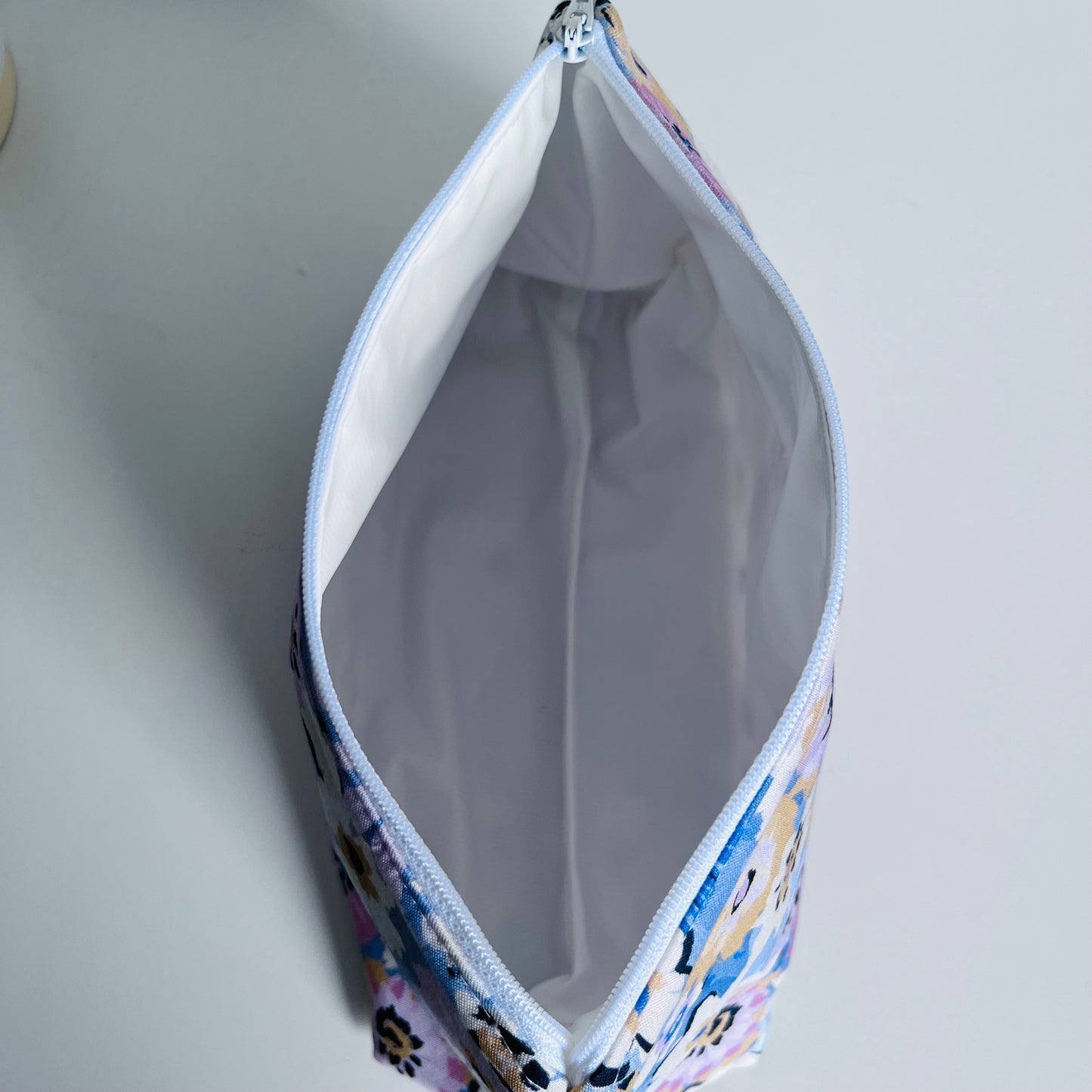 Purple Florals Travel/Cosmetic Bag