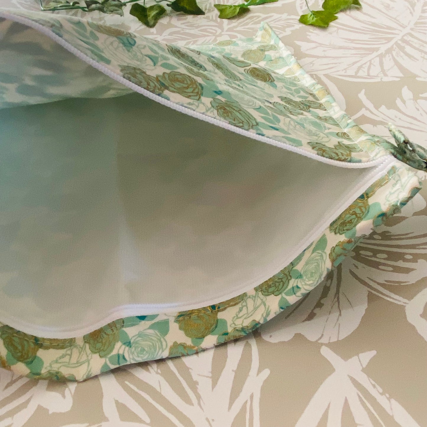 Green Rose Wet Bag