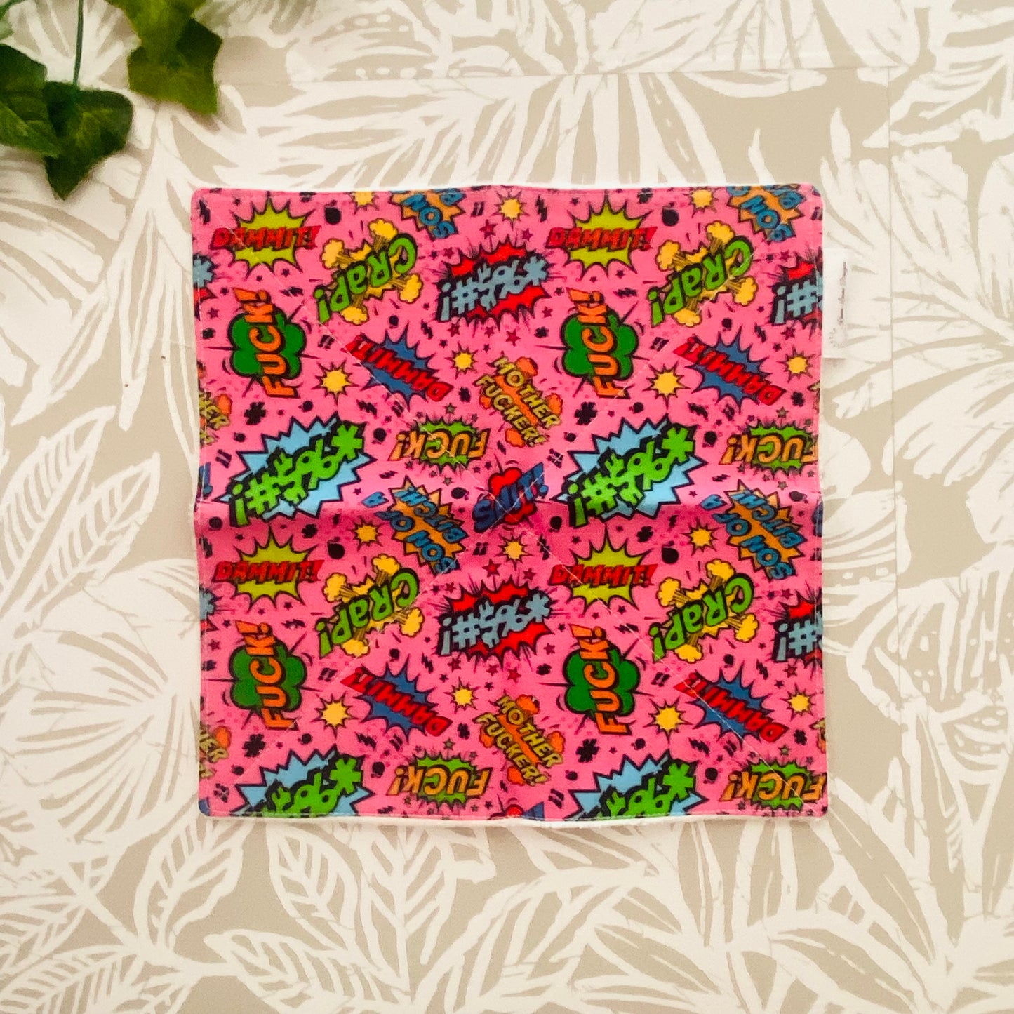 Comic Profanity Wash Cloth