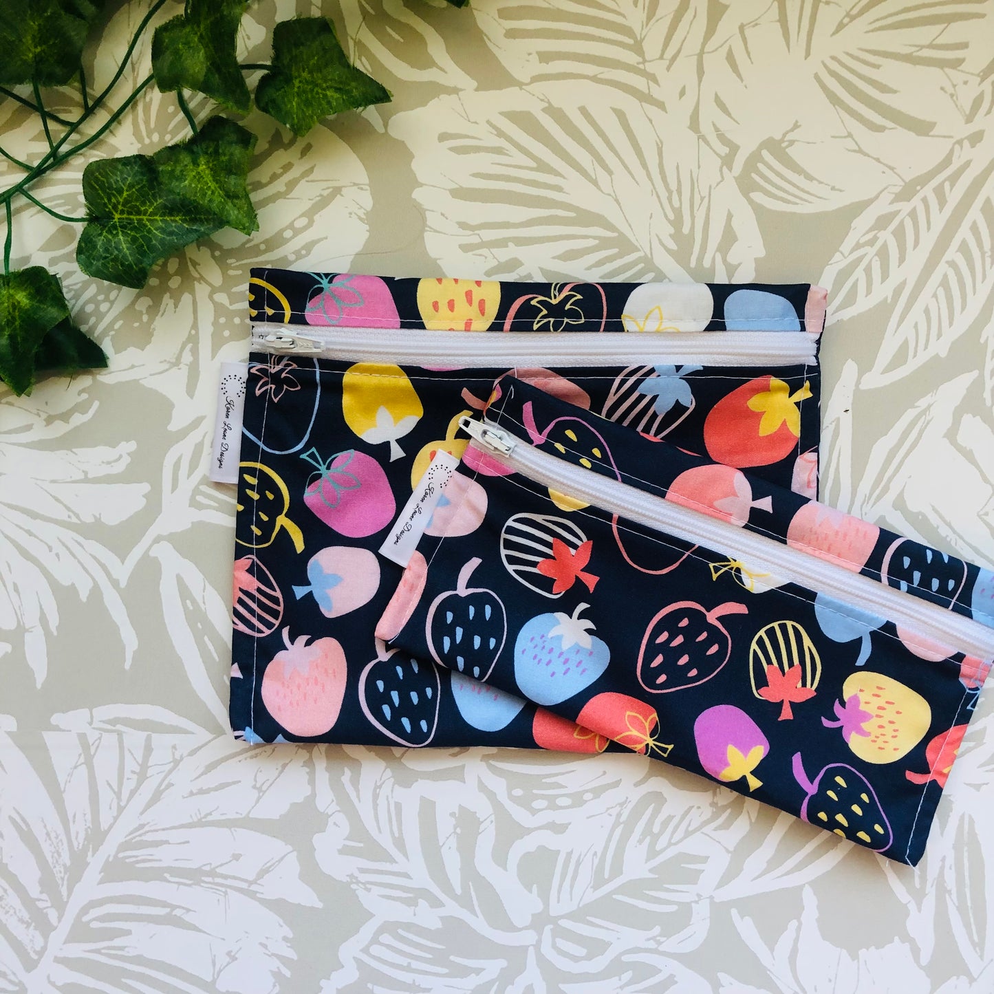 Multicoloured Strawberry Sandwich & Snack Bags