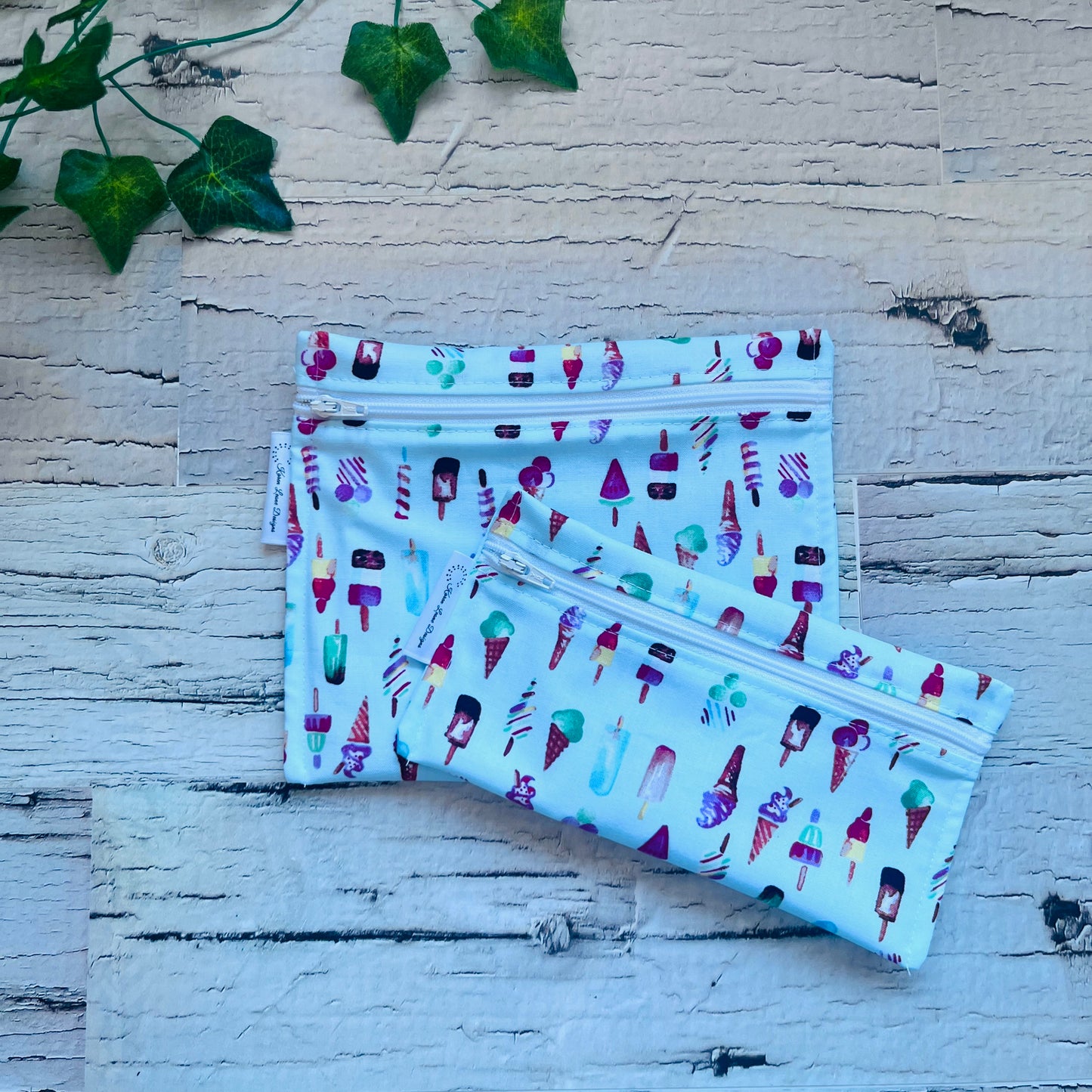 Ice Cream Sandwich & Snack Bags