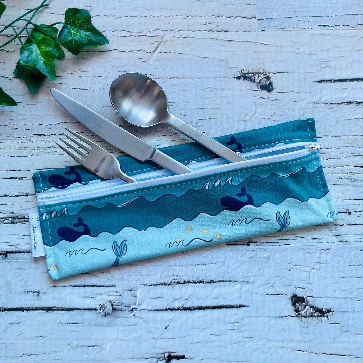Whale Cutlery/Travel Bag