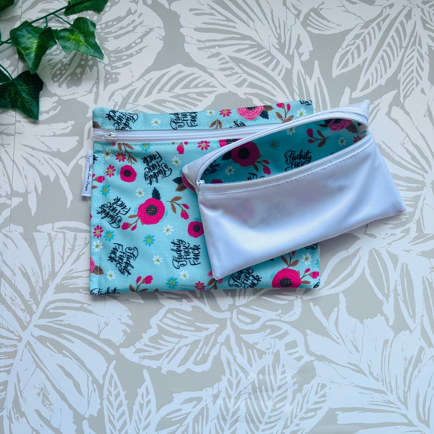 Profanity Floral Sandwich & Snack Bags