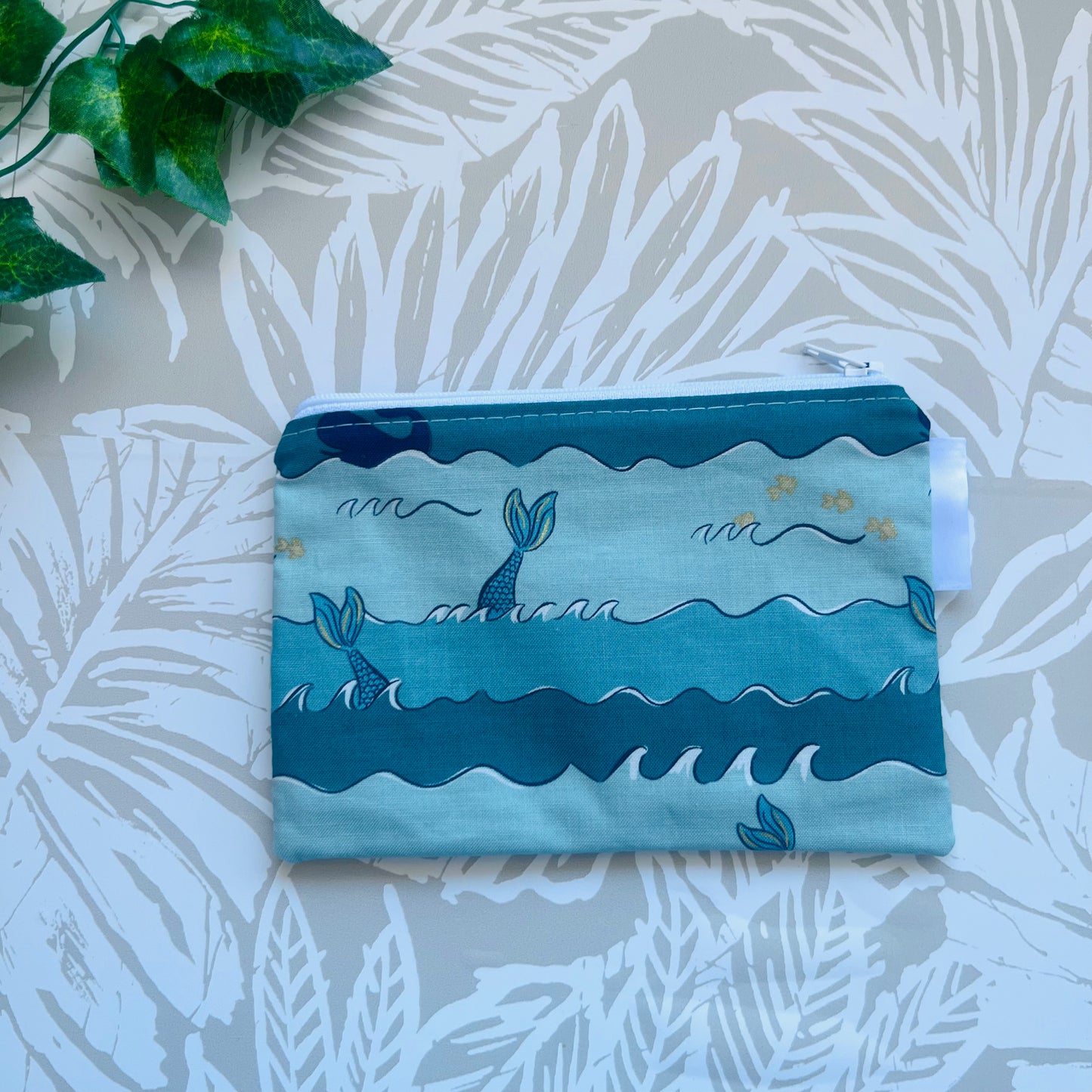 Whale Tale Zipper Pouch