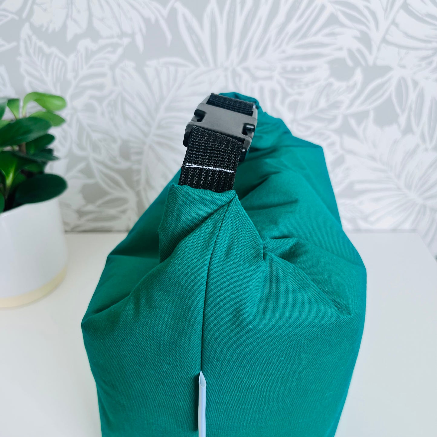 Solid Green Lunch Bag