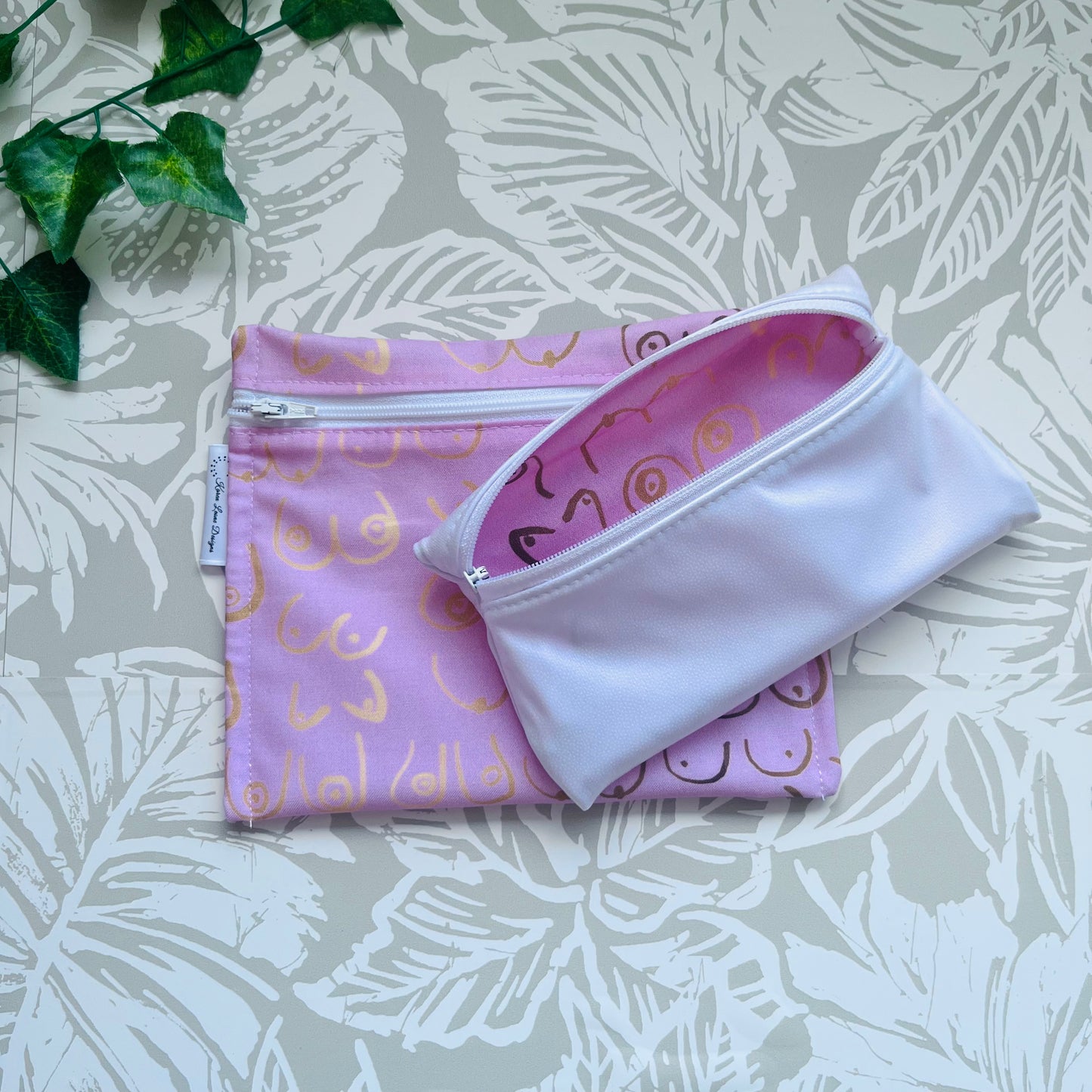 Pink Boob Sandwich & Snack Bags