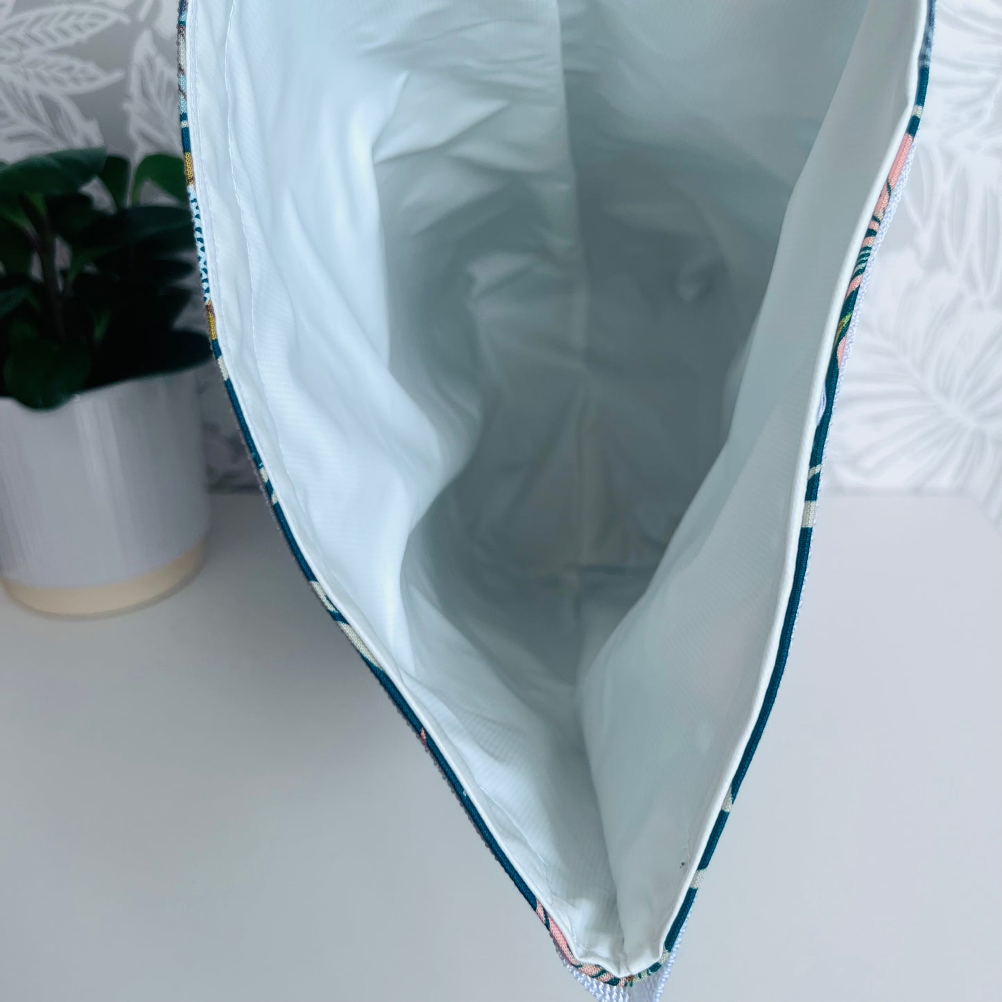 Green Floral Lunch Bag