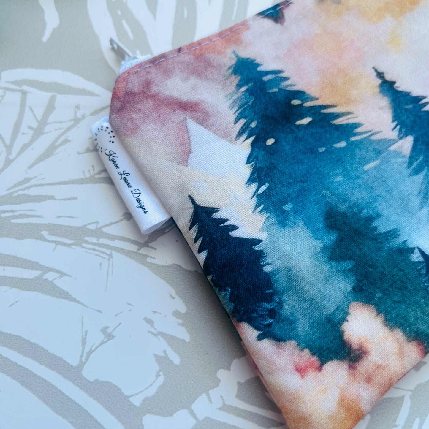 Mountain Zipper Pouch