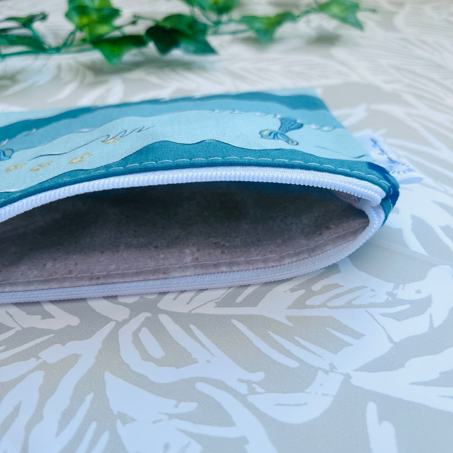 Whale Tale Zipper Pouch