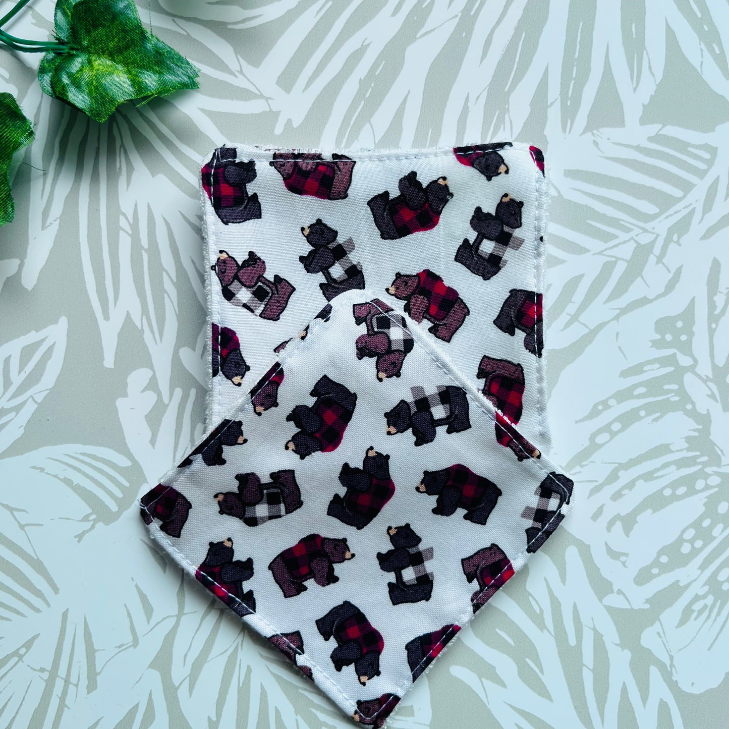 Plaid Bear Face Wipes