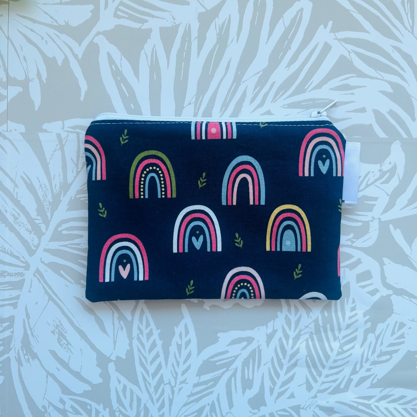Dark Rainbow Zipper Pouch