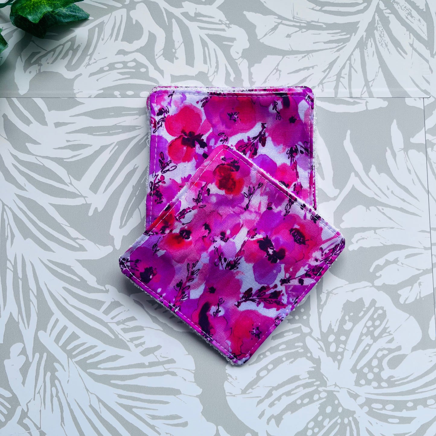 Pink Floral Face Wipes