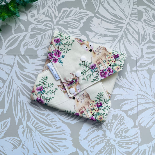 Floral Deer Sandwich Wrap