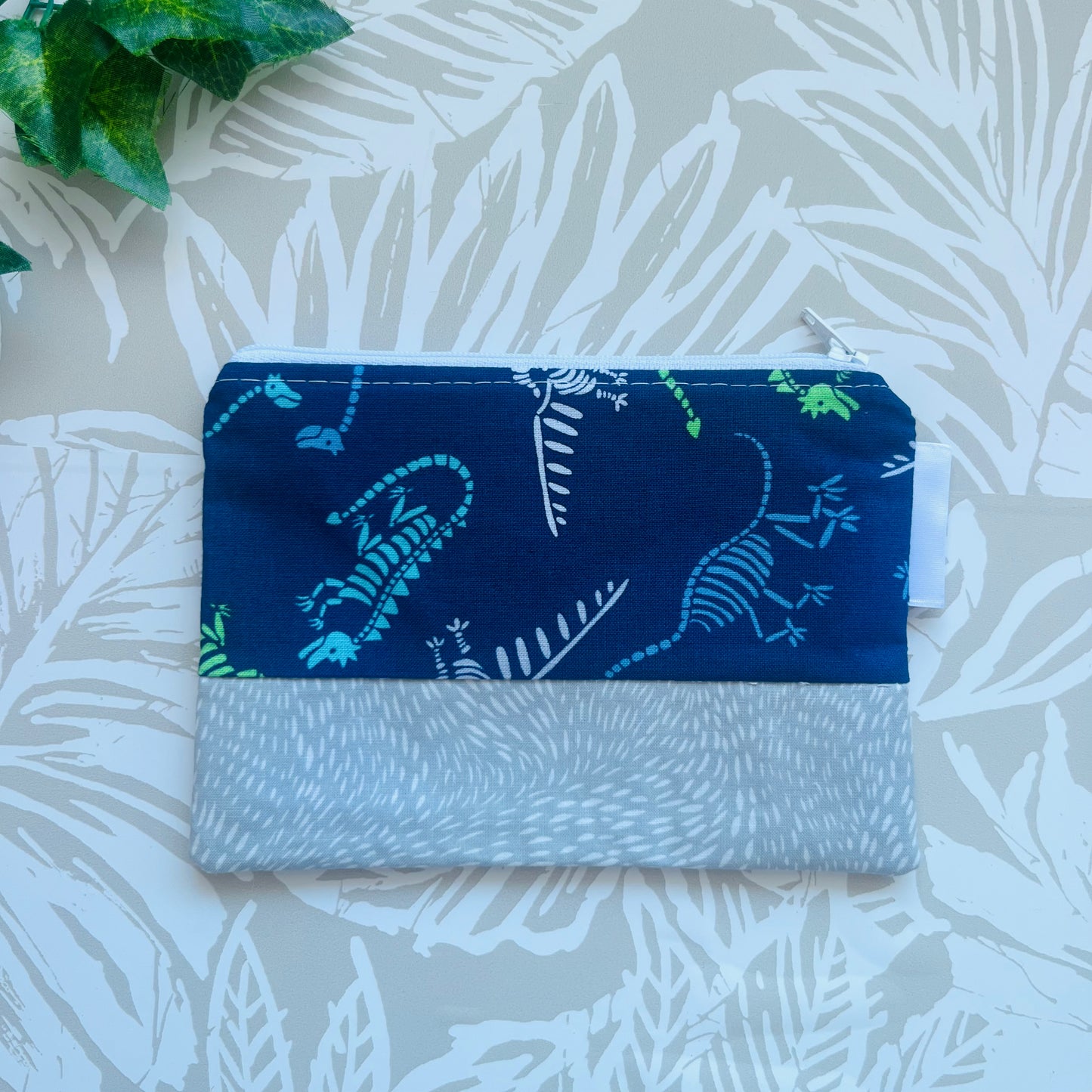 Dino Zipper Pouch
