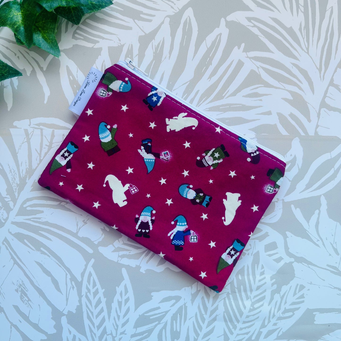 Glow In The Dark Gnome Zipper Pouch