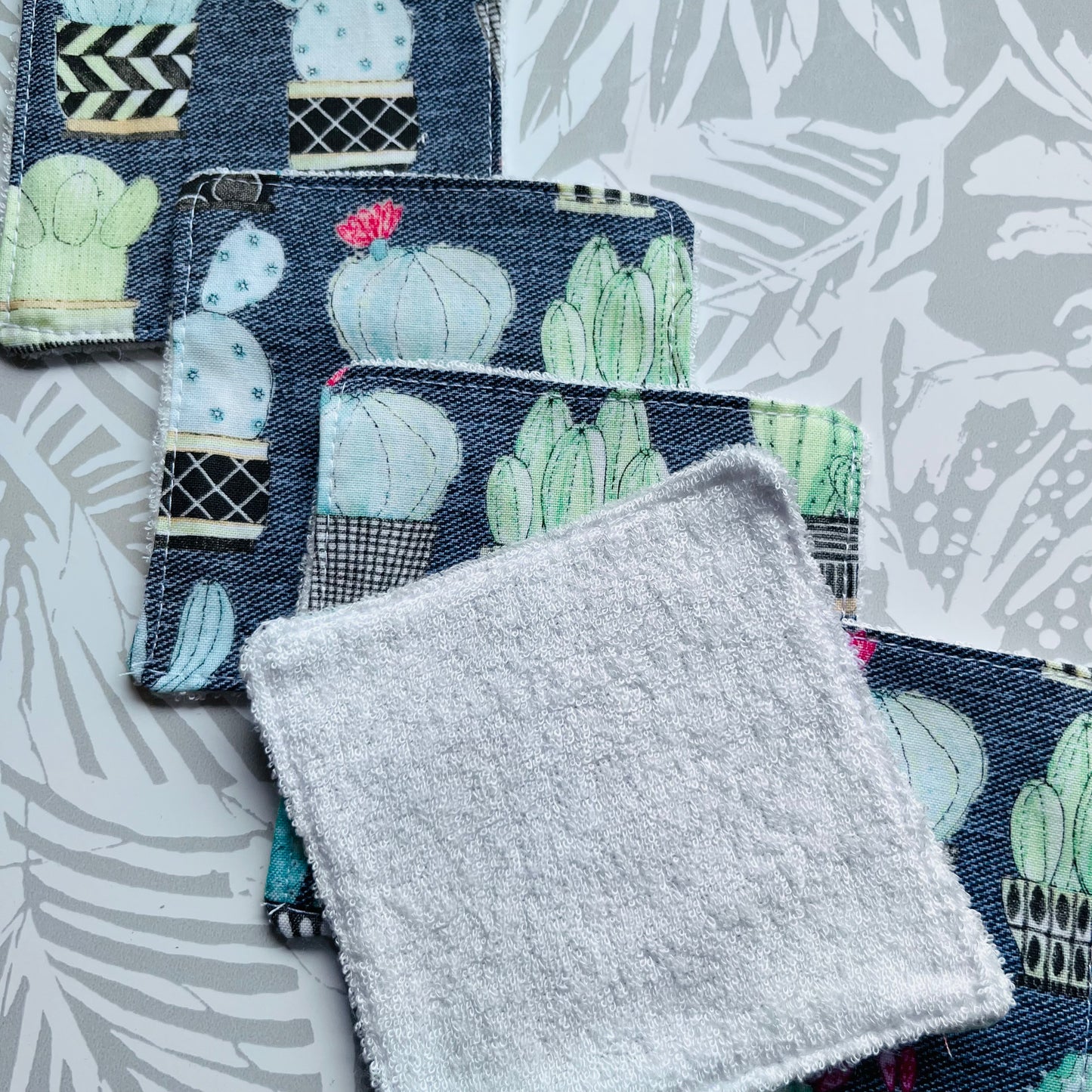 Grey Cactus Face Wipes