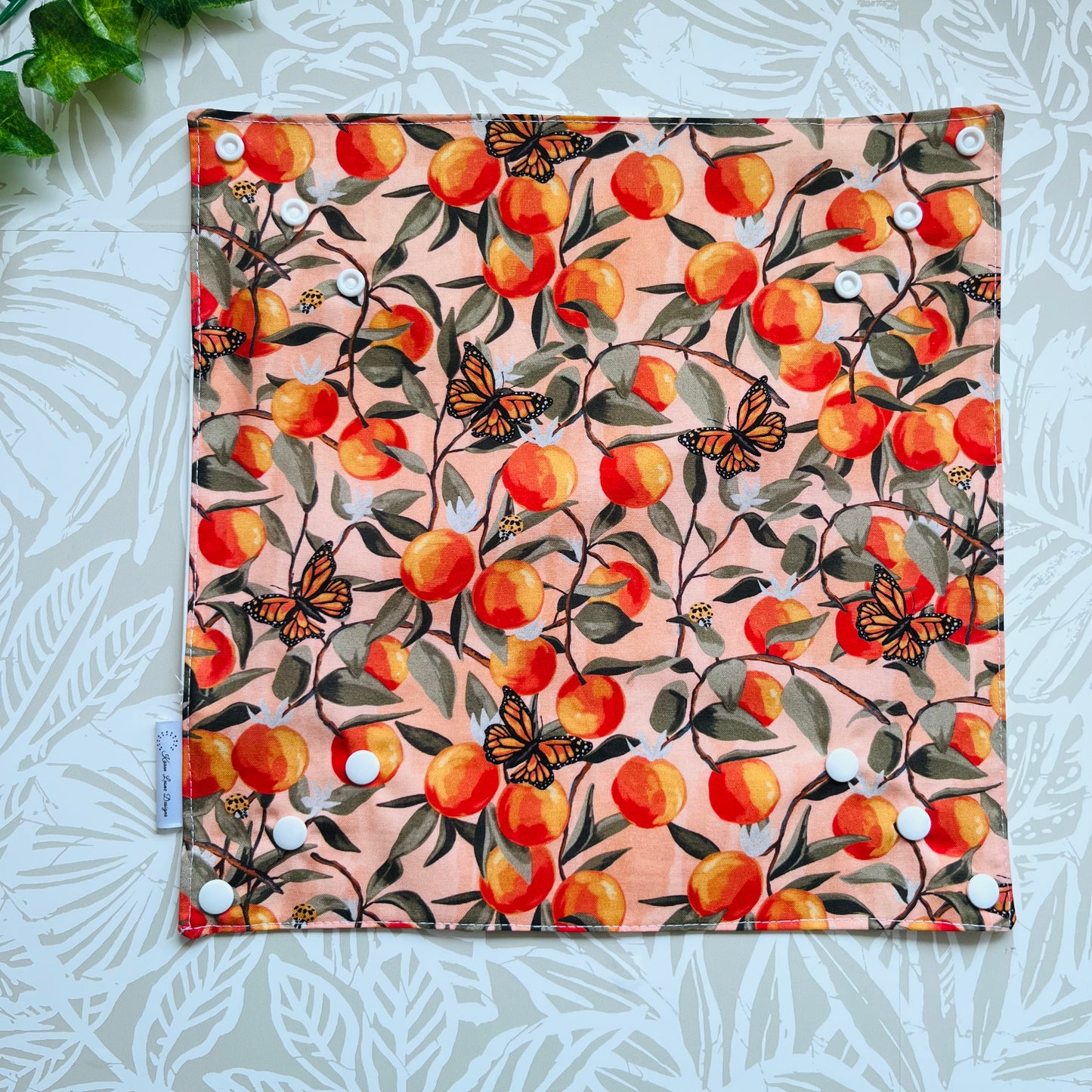 Butterfly & Peach Sandwich Wrap