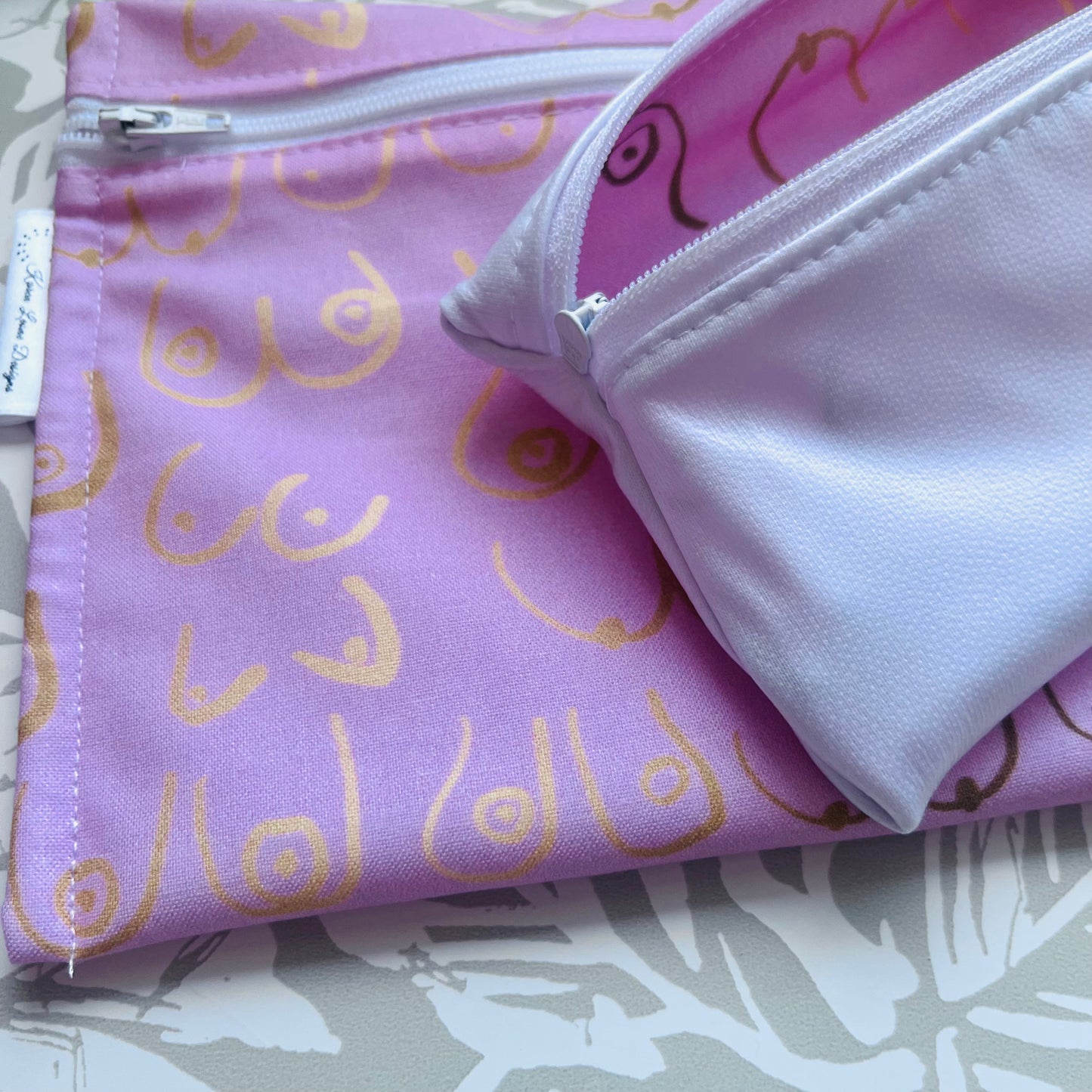 Pink Boob Sandwich & Snack Bags