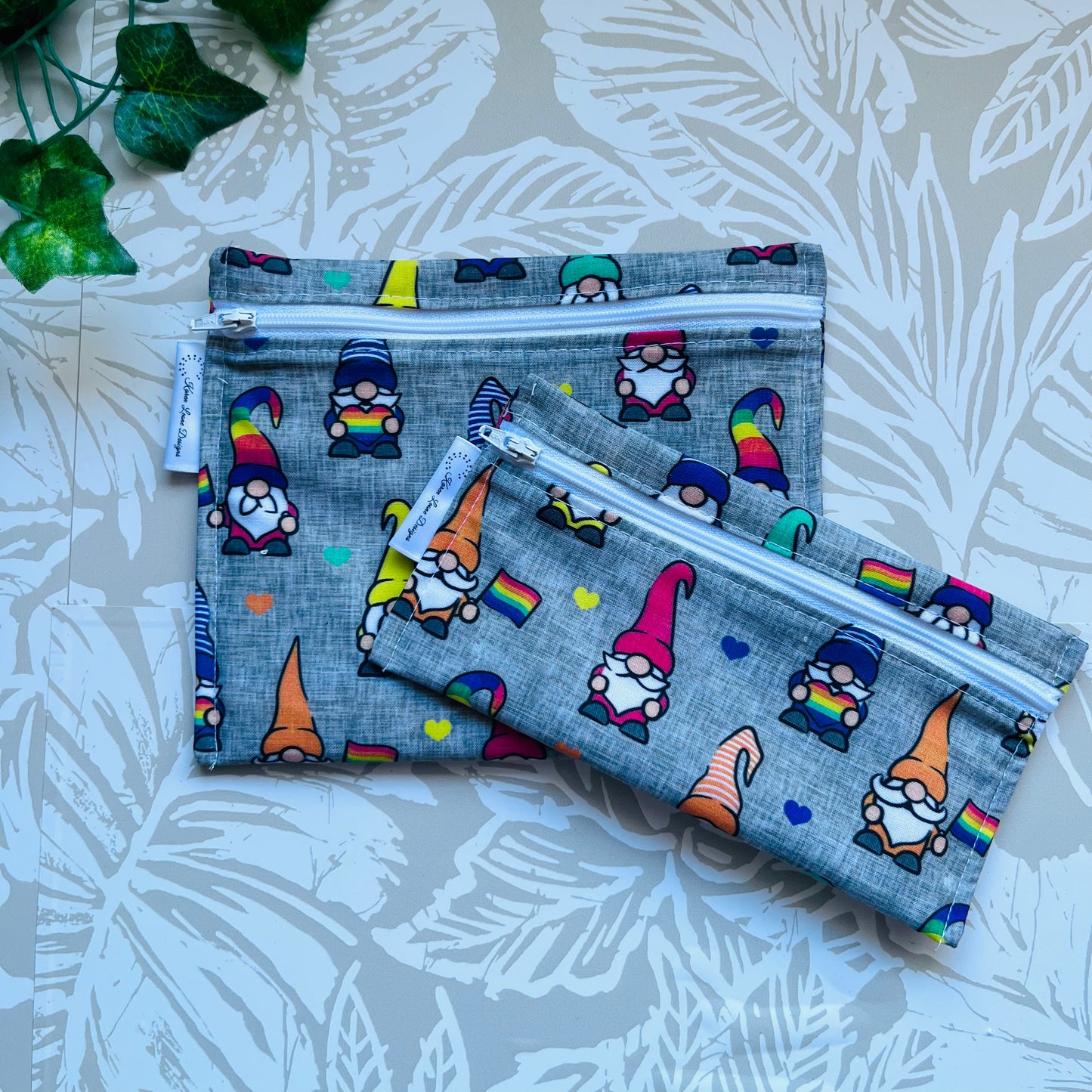 Pride Gnome Sandwich & Snack Bags