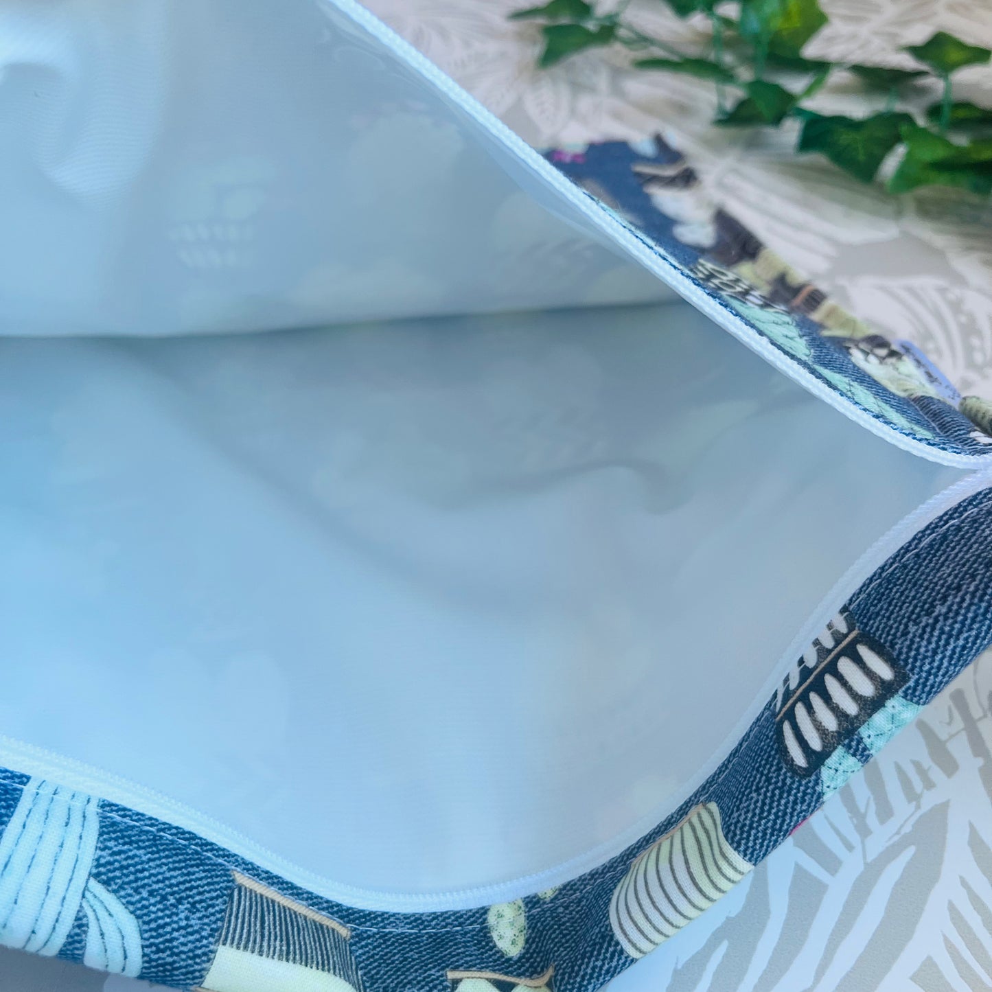 Grey Cactus Wet Bag