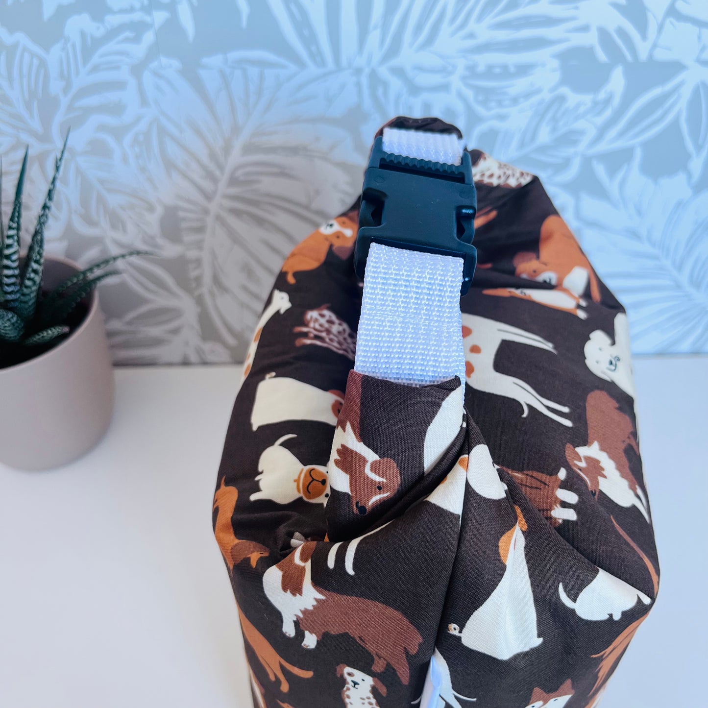 Brown Dog Lunch Bag