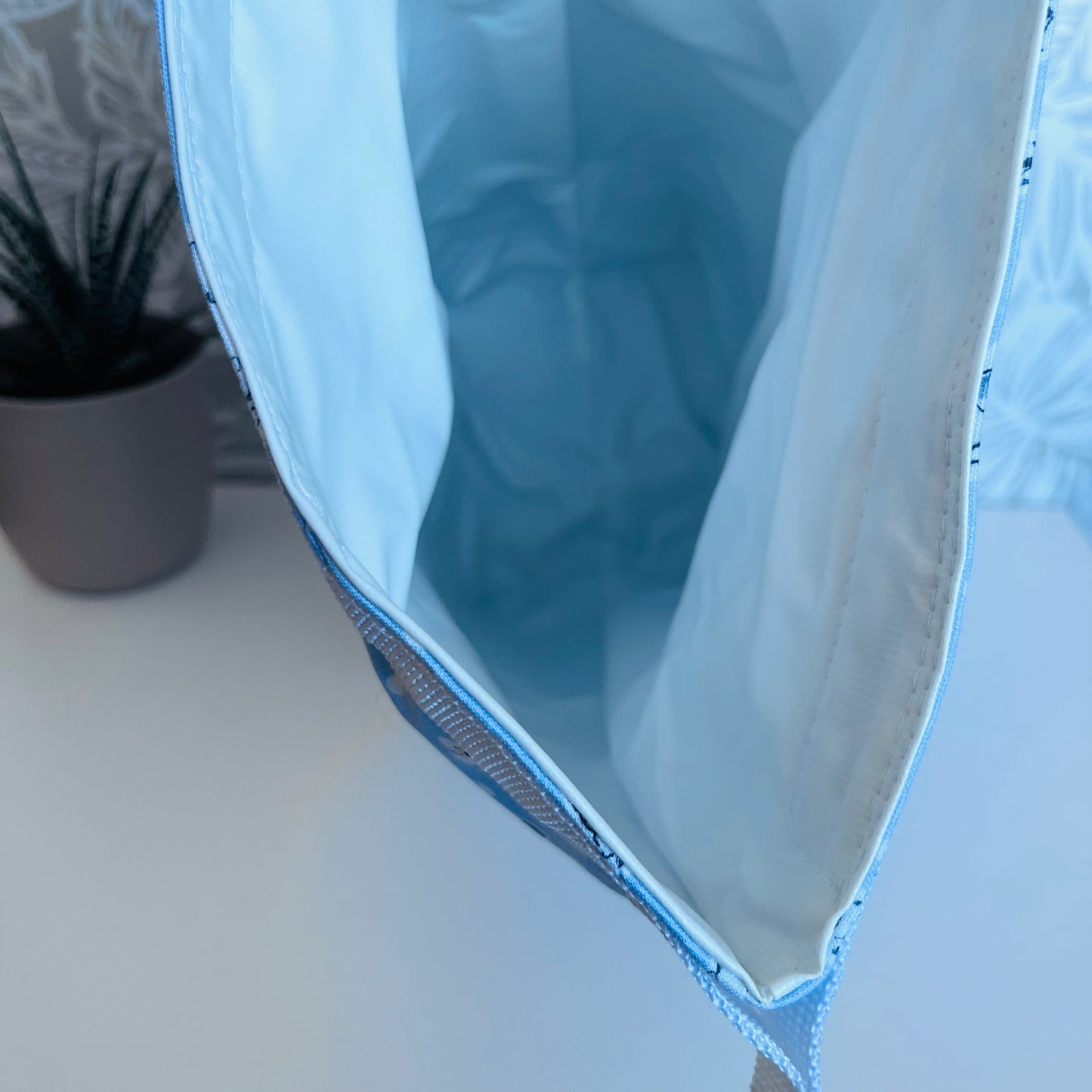 Blue Puppy Dog Lunch Bag