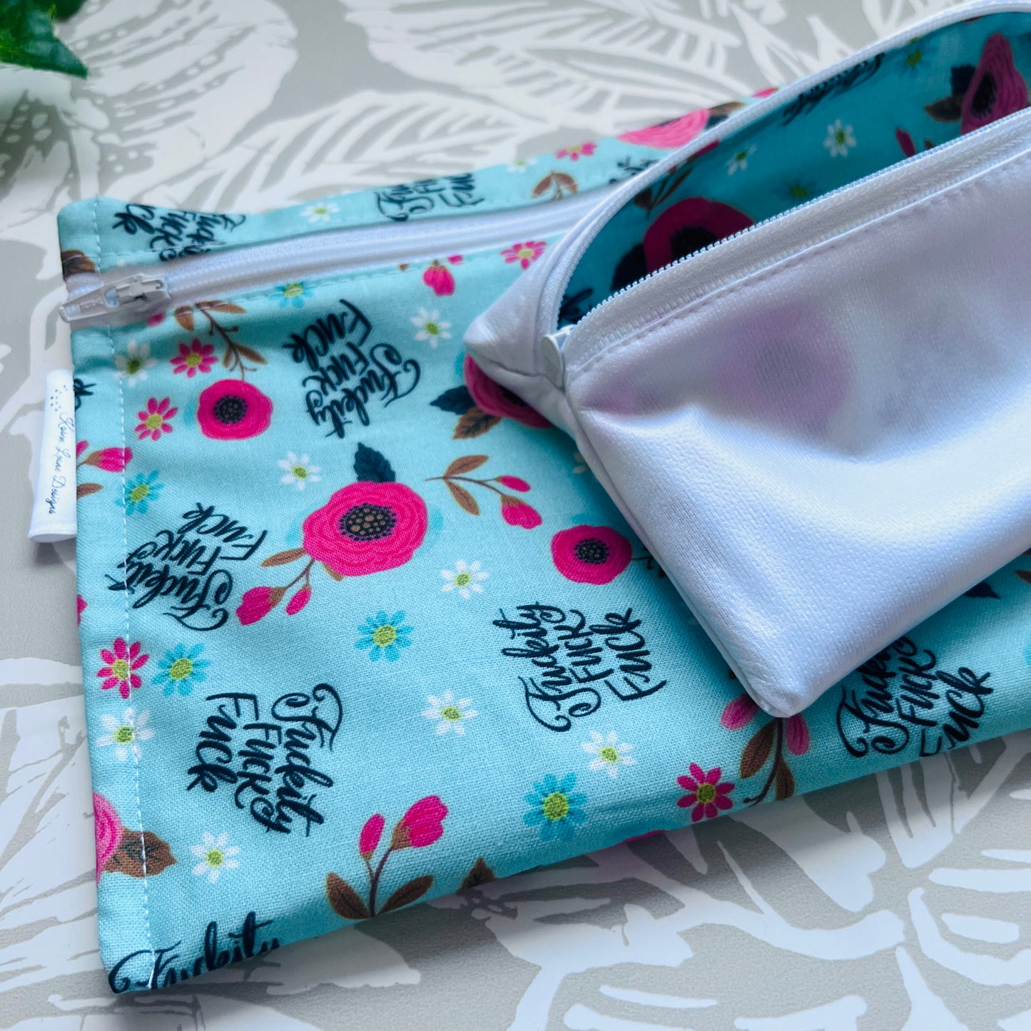 Profanity Floral Sandwich & Snack Bags